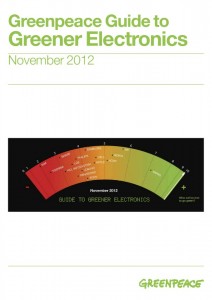 Guide Greenpeace sur l'electronique verte edition 2012